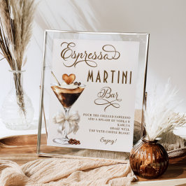 Espresso Martini Bar Poster