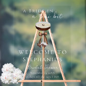 Espresso Martini Brautparty Clear Welcome Sign Acrylschild