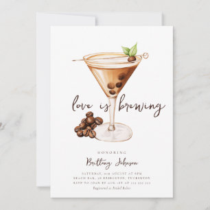 Espresso Martini Brautparty Einladung
