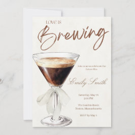 Espresso Martini Brautparty-Einladung Einladung