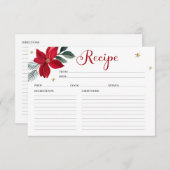 Espresso Martini Brautparty Rezept Card Begleitkarte (Vorne/Hinten)