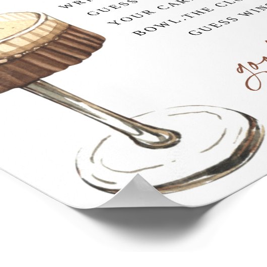 Espresso Martini Brautparty schätzt wie viele Zeic Poster (Ecke)