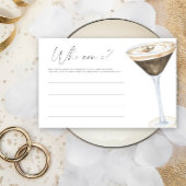 Espresso Martini Brautparty Wer bin ich Briefpapier