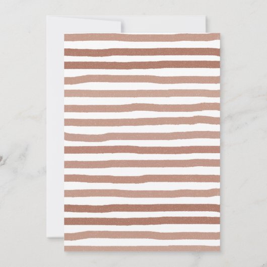 Espresso Martini Bridal Dusche Einladung (Rückseite)