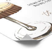 Espresso Martini Bridal Recipe Cards Sign, Recipe  Poster (Ecke)