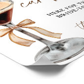 Espresso Martini Bridal Recipe Cards Zeichen, Reze Poster (Ecke)