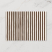 Espresso Martini Bridal Shower Date Idea Begleitkarte (Rückseite)