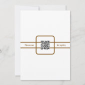 Espresso Martini Bridal Shower w/QR Code Einladung (Rückseite)