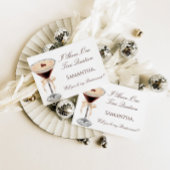 Espresso Martini Bridesmaid Vorschlagskarte Einladung