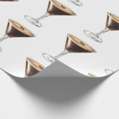 Espresso Martini Celebration Geschenkpapier (Ecke)