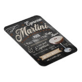 Espresso Martini Chalkboard Rezept Magnet (Rechte Seite)