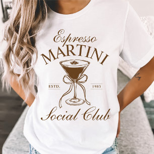 Espresso Martini Cocktail Club T-Shirt