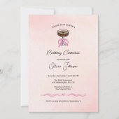 Espresso Martini Cocktail Geburtstag Einladung (Vorderseite)