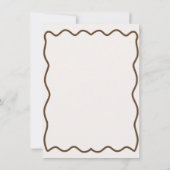 Espresso | Martini | Cocktail Geburtstag Einladung (Rückseite)