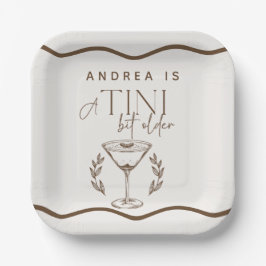 Espresso | Martini | Cocktail Geburtstag Pappteller