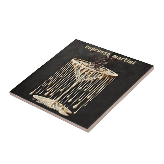 Espresso Martini Cocktail Hour Fliese (Seite)