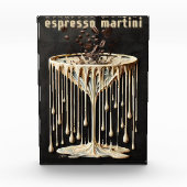 Espresso Martini Cocktail Hour Fotoblock (Vorderseite)