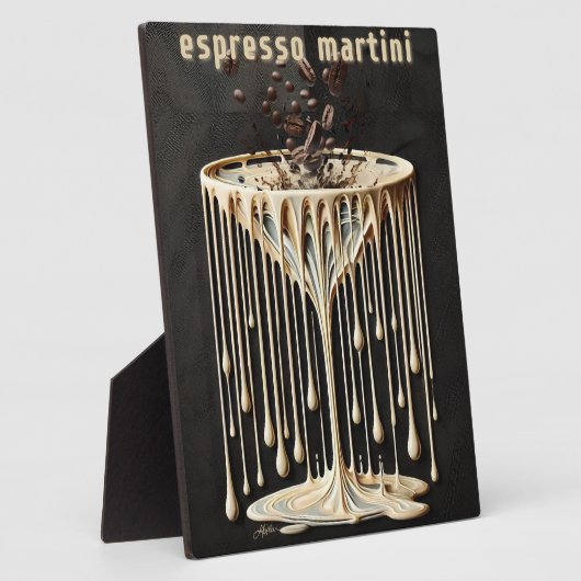 Espresso Martini Cocktail Hour Fotoplatte (Seite)