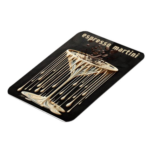 Espresso Martini Cocktail Hour Magnet (Linke Seite)