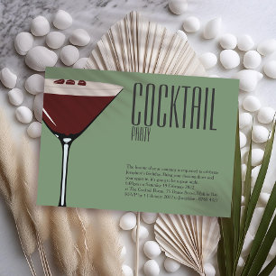 Espresso Martini Cocktail Party Einladung