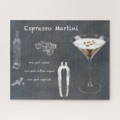 Espresso Martini Cocktail Puzzle (Horizontal)