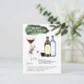 Espresso Martini | Cocktail-Rezept Karte (Stehend Vorderseite)