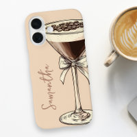 Espresso Martini Coffee Lover Personalisiert Brown