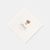 Espresso Martini Coffee Theme Brautparty Party Serviette (Ecke)