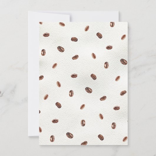 Espresso Martini Engagement Party Einladung (Rückseite)