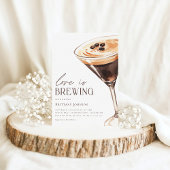 Espresso Martini Foto Brautparty Einladung