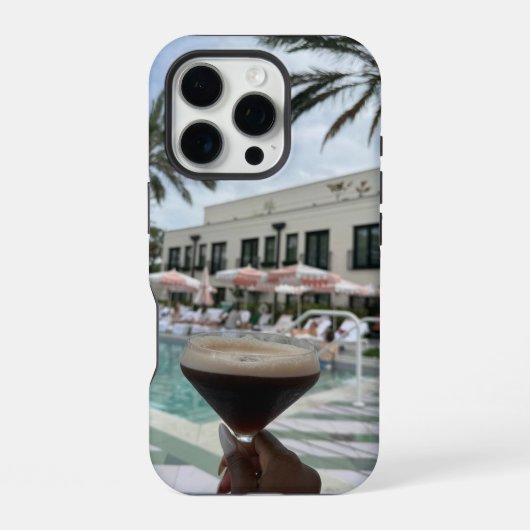 Espresso-Martini-Handyhülle iPhone Hülle (Rückseite)
