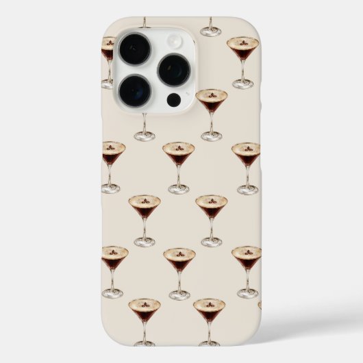 Espresso Martini IPhone Case (Rückseite)