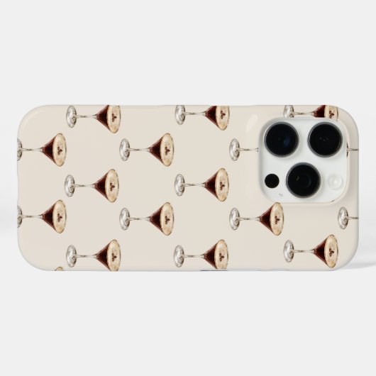 Espresso Martini IPhone Case (Rückseite (Horizontal))