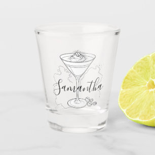 Espresso Martini Junggeselinnen-Abschied Favoriten Schnapsglas