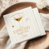 Espresso Martini Junggeselinnen-Abschied Serviette