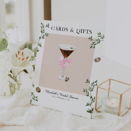 Espresso Martini | Karten und Geschenke Bridal Dus Sockelschild