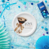 Espresso Martini Liebe Braut Brautparty Pappteller (Party)