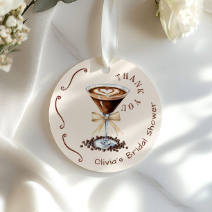 Espresso Martini Liebe Braut Bridal Vielen Dank Geschenkanhänger