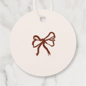 Espresso Martini Liebe Braut Bridal Vielen Dank Geschenkanhänger (Rückseite)