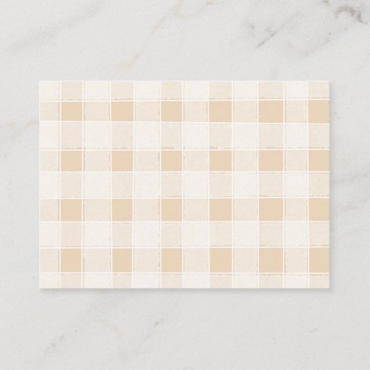 Espresso Martini Liebe Brewing Bridal Recia Begleitkarte (Rückseite)