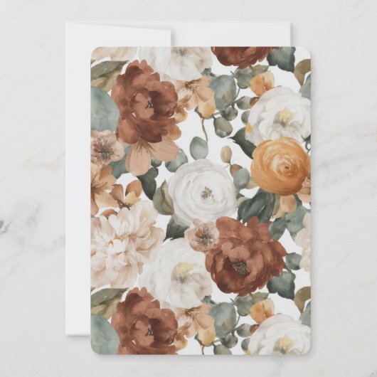 Espresso Martini Love Brewing Coffee Bridal Shower Einladung (Rückseite)