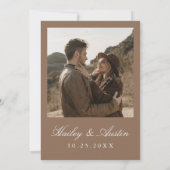 Espresso Martini Love Is Brewing Bridal Shower Einladung (Rückseite)