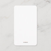 Espresso Martini Mini Cocktail Recipe Card Begleitkarte (Rückseite)