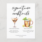 Espresso Martini Moskauer Mule Cocktail Hochzeitsm (Vorderseite)