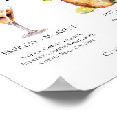 Espresso Martini Moskauer Mule Cocktail Hochzeitsm Poster (Ecke)