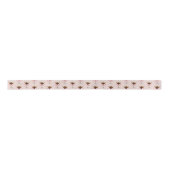 Espresso Martini Muster Pink Satinband (Vorderseite)
