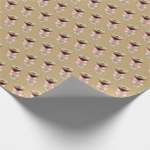Espresso Martini Pattern Geschenkpapier (Ecke)