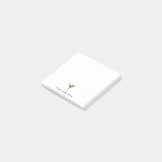 Espresso Martini Post-it Klebezettel (angewinkelt)