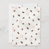 Espresso Martini Prosecco Engagement Party Einladung (Rückseite)