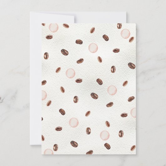 Espresso Martini Prosecco Engagement Party Einladung (Rückseite)